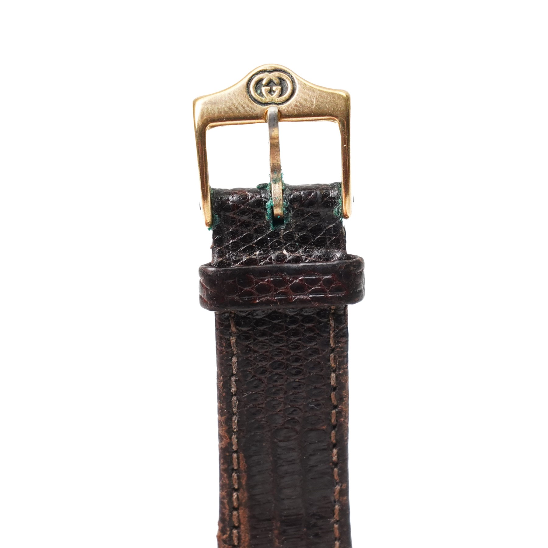Gucci gold-plated wristwatch, Ref. 3000M, boxed