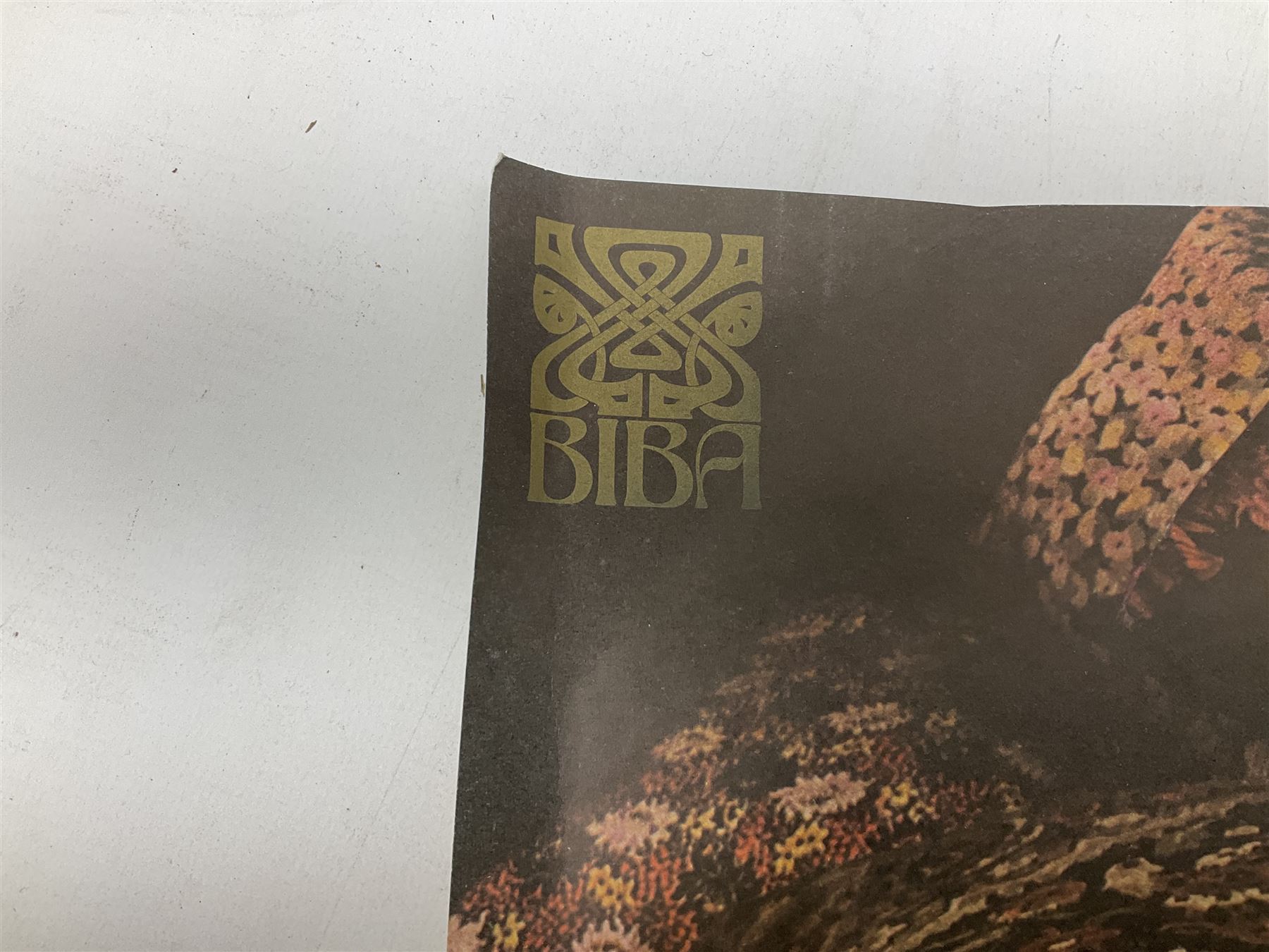 1974 Biba poster photographed by James Wedge for Biba Stores