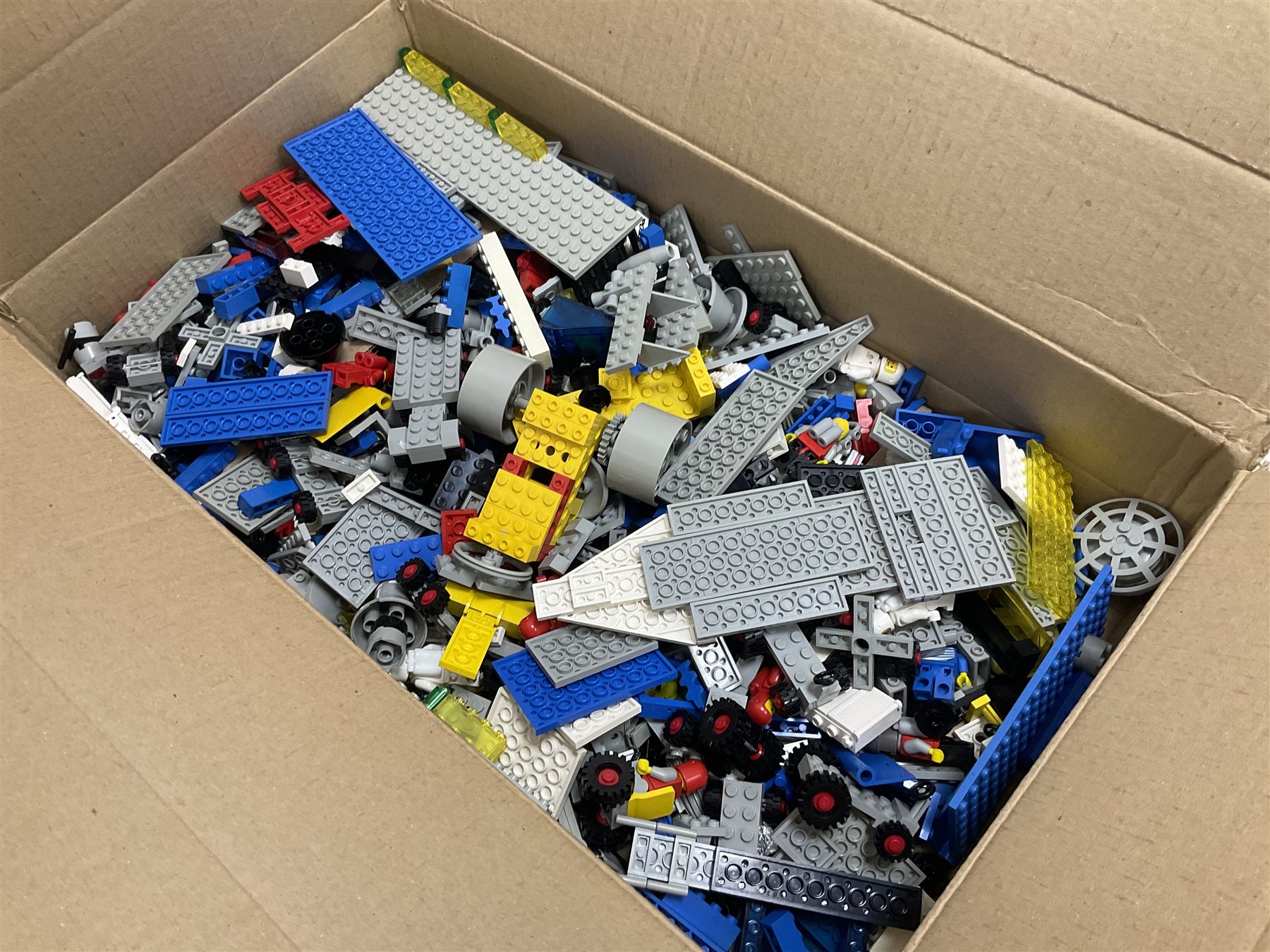 Fischer Technik/Lego/Playmobil - thirteen model building sets comprising eight Fischer Technik sets 50, 50/1, 50v, 50/2, 50+mot1 and two 50S, 50/1 add-on pack, with spare parts packs 01, 03, 05, two 22 and 30; two Lego sets comprising C107 and Lego Systems 103, part-set 870 and 970; Playmobil no.3520 set; four boxes of loose lego, various instruction manuals and a scrapbook 