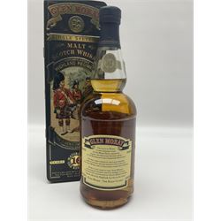 Glen Moray 16 year old Single Highland Malt Scotch Whisky, 70cl 43%, in original Highland Regiments presentation tin 