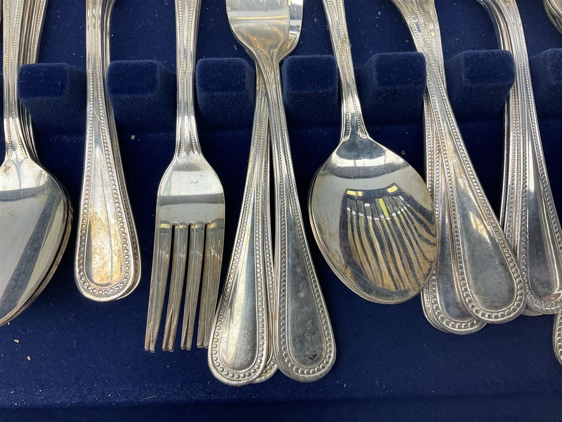 Viners 'The Parish Collection' 58 piece canteen of silver-plated cutlery in wood case