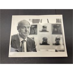 Five 1970s press photographs of Henry Moore and Barbara Hepworth