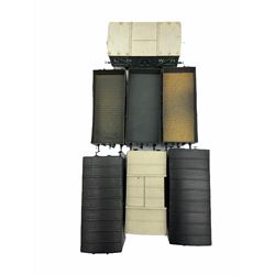 '0' gauge - seven scratch-built LNWR wagons including 10-ton covered wagon, three other covered wagons and three open wagons; all unboxed (7)