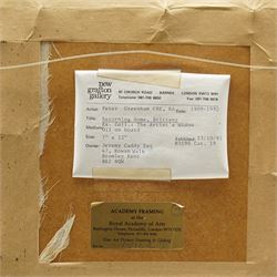 Peter Greenham (British 1909-1992): 'Returning Home - Brittany', oil on board unsigned, titled on new gallery exhibition label verso 23cm x 23cm
Provenance: exh. New Grafton Gallery, London, ex collection of the artist's widow