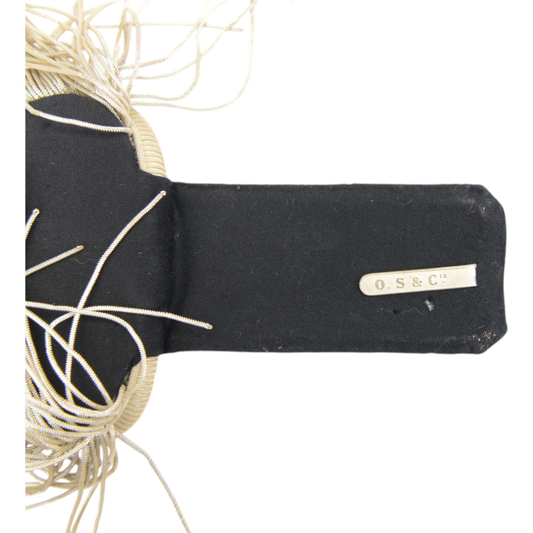 French Dragoon epaulettes, circa 1890, in original box 
