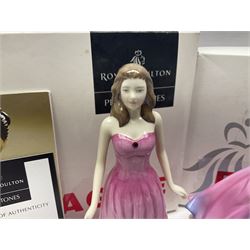 Two Royal Doulton figures Ruby HN4976 and Autumn Breeze HN4716, both with original boxes 