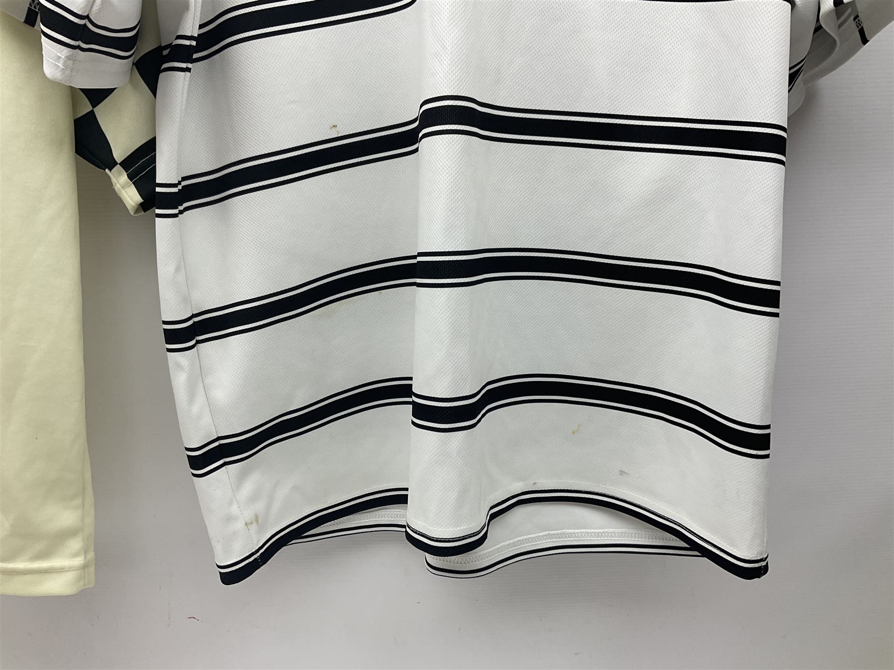 Five Hull Rugby League shirts, to include Hull FC and Hull Sharks examples