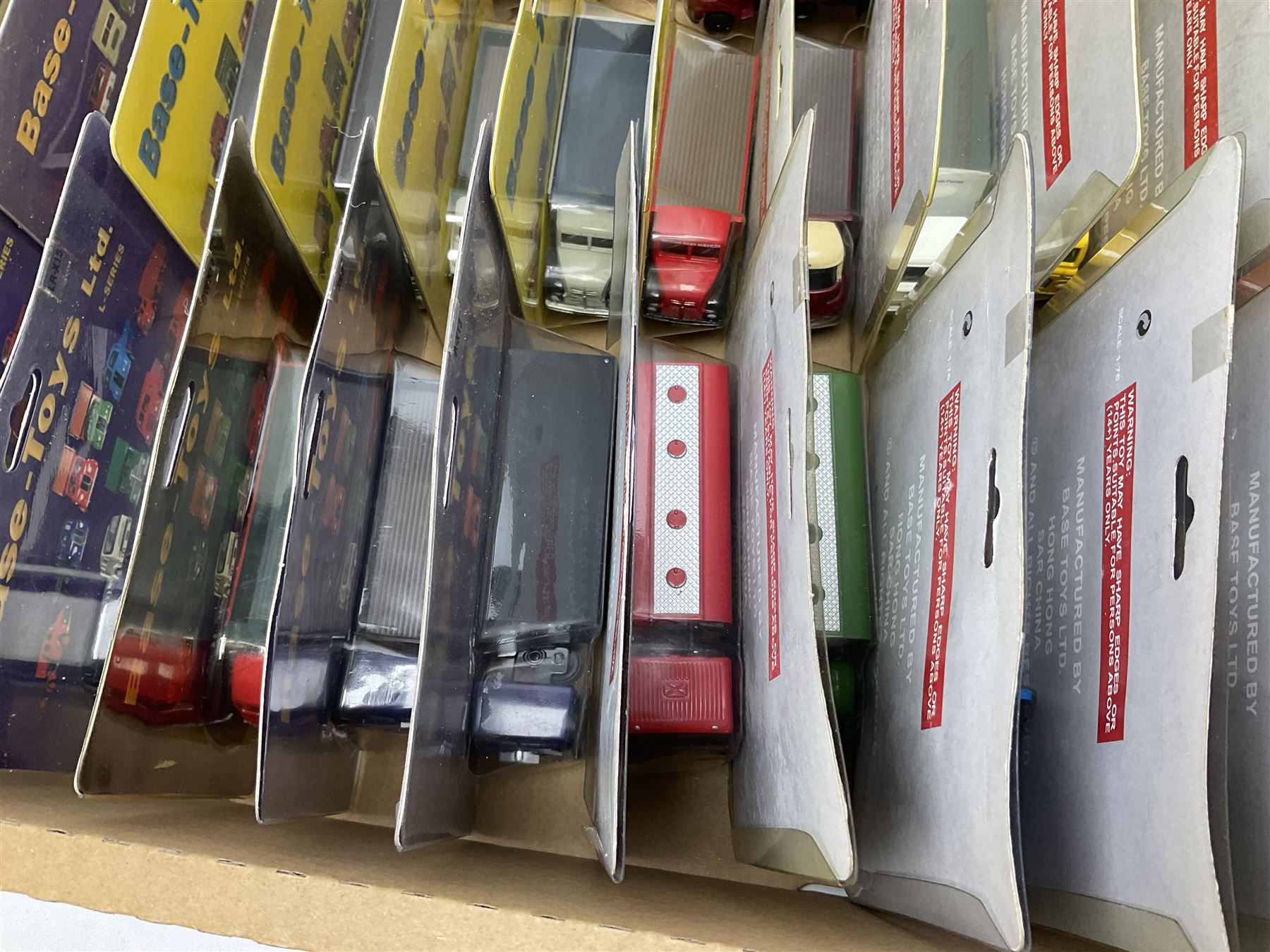 Collection of Base Toys 1:76 scale die-cast models comprising twenty-one D-Series and twenty L-Series, all in original packaging (41)
