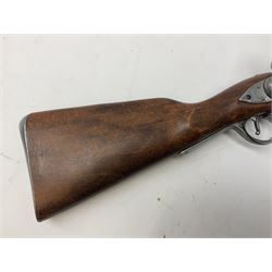 Webley Mark III .22 Sports Starting Pistol, top venting, with bakelite grips, boxed with instructions; and a reproduction Georgian Tower flintlock blunderbuss (2)
