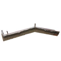 Architectural Salvage - Quantity of oak architectural feaatures including set of six carved communion rail supports, pierced and carved decorative panels, lead mounted pelmet etc
Note: Removed in the 19th century from the church in the grounds of a private Yorkshire estate 
Provenance: property of a Nobleman