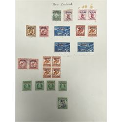 New Zealand Queen Victoria and later stamps, including various imperf issues from 1855 onwards, 1864-67 perf issues, various 1947 Life Insurance Department stamps etc, housed on pages