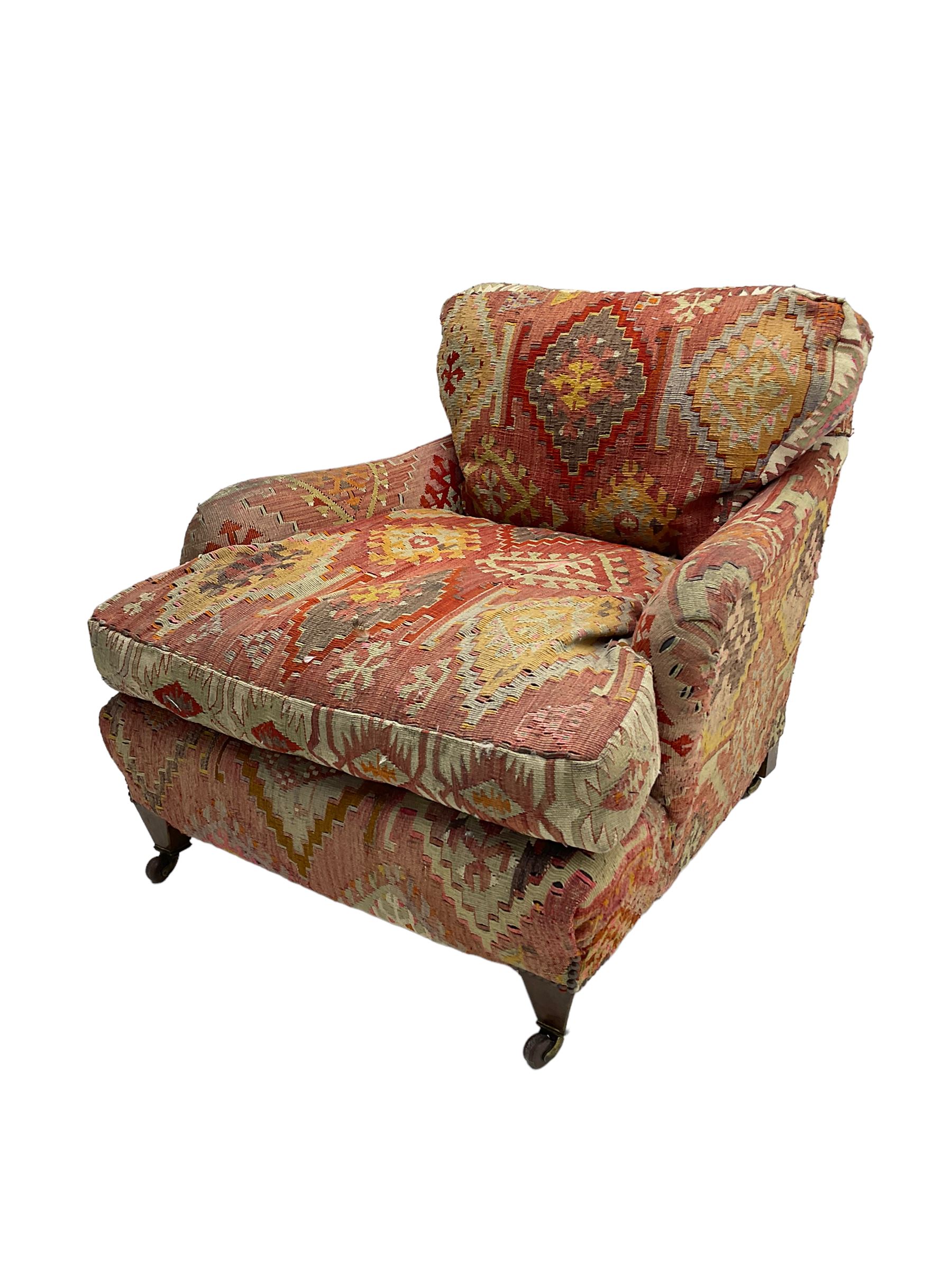 Early 20th century Howard style armchair Antique Revival