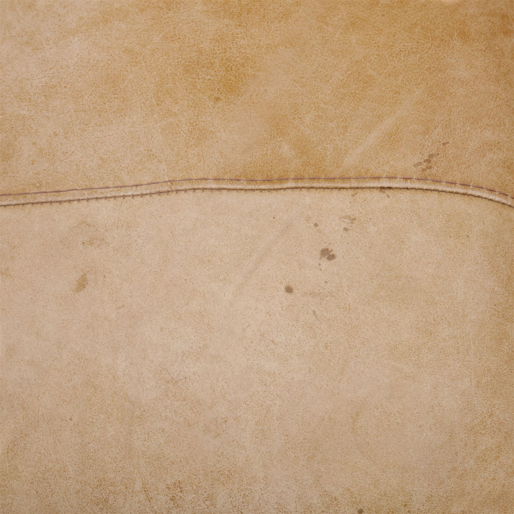 Barker & Stonehouse - 'Houston' brown leather corner sofa with left facing chaise sofa, fixed cushions on dark stained wooden legs