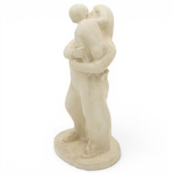 Robert Clatworthy RA (British 1928-2015): Mother and Child, cast fibreglass resin sculpture group in white finish, W44cm H88cm
Provenance: Gifted directly by the artist to the vendor's partner