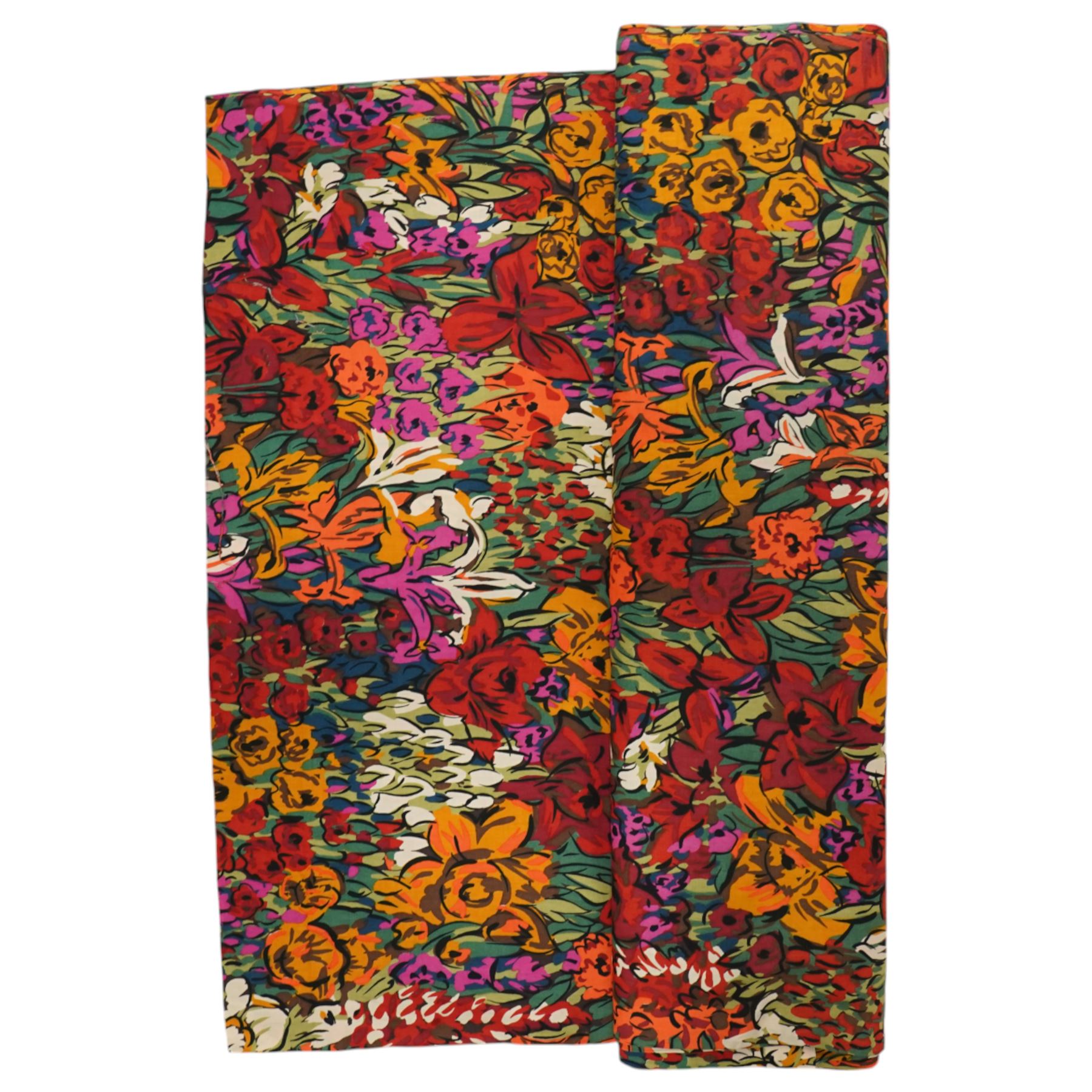 Six rolls or bolts of Liberty fabrics, in various patterns, largest roll approx. W75cm (6)