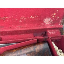 W.W. Greener 12-bore side-by-side double barrel non-ejector shotgun, with 76cm barrels, side safety, engraved lock, figured walnut stock with chequered grip and fore-end, no.33408, 120.5cm overall; in fitted canvas covered case with tools and accessories including .22 12-bore dog training device. SHOTGUN CERTIFICATE REQUIRED.