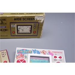  Nintendo Chef game/watch, boxed, and Namco Pac-Land game (2)  