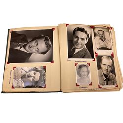 Photographs of 1950s entertainers with manuscript/printed signatures, loose and in album, predominantly obtained at The Grand Theatre Leeds, including Morecombe & Wise, Frankie Howard, Lonnie Donegan, peter Butterworth, Flora Robson, Jack Warner, Richard Attenborough, Joan Regan, Tyrone Power, Ronald Shiner, Michael Dennison, Virginia McKenna, John Mills, Wilfred Pickles, Roy Castle etc