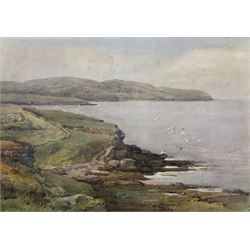 Walter Eastwood (British 1867-1943): Coastal Landscape, watercolour signed 24cm x 35cm