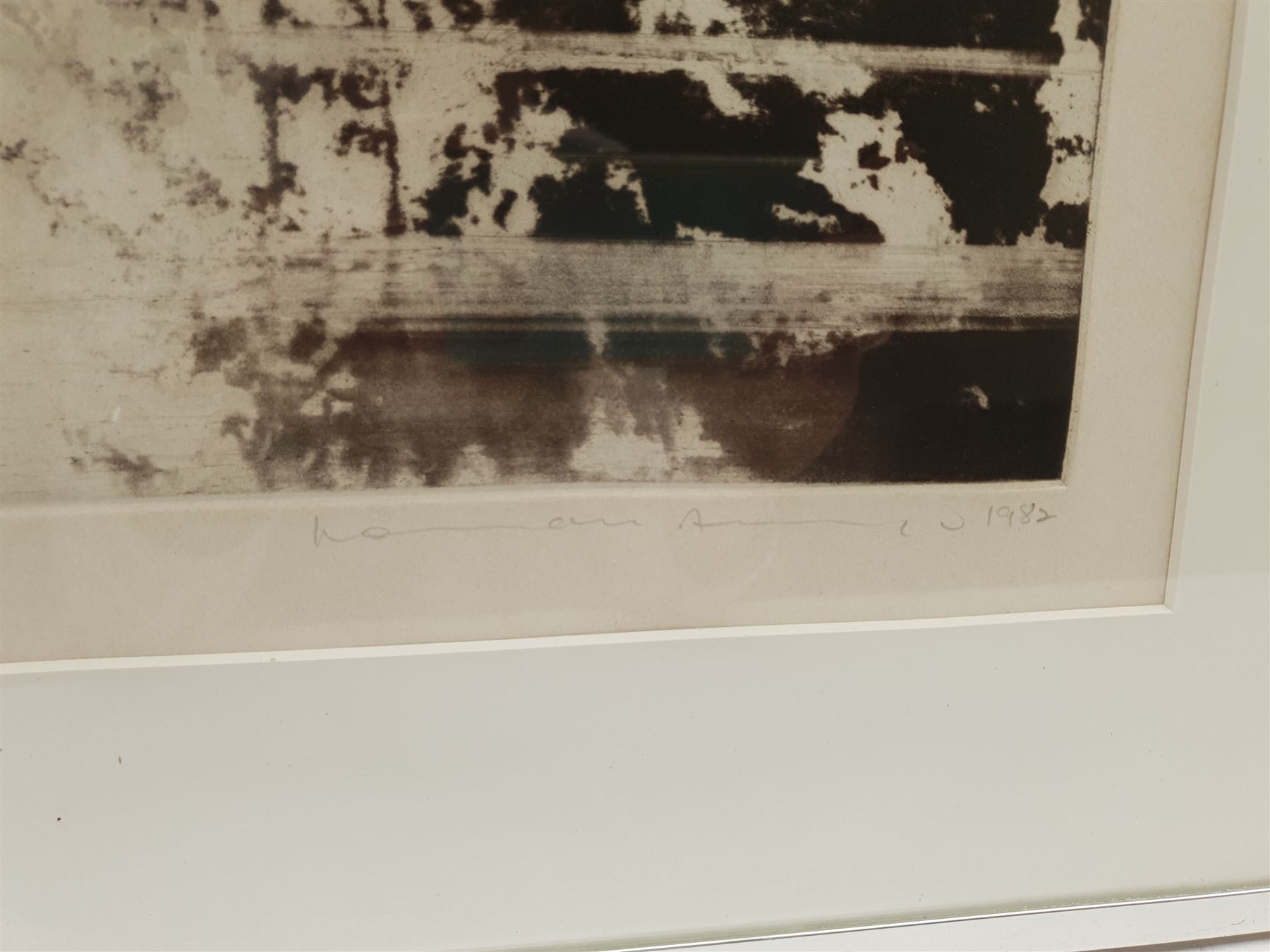 Norman Ackroyd CBE RA (British 1938-): 'Still Water', aquatint signed titled numbered 54/90 and dated 1982 in pencil 41cm x 41cm