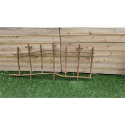 19th century wrought iron garden or building railings - THIS LOT IS TO BE COLLECTED BY APPOINTMENT FROM DUGGLEBY STORAGE, GREAT HILL, EASTFIELD, SCARBOROUGH, YO11 3TX