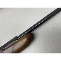 BSA .22 air rifle with under-lever action, the 51cm (20