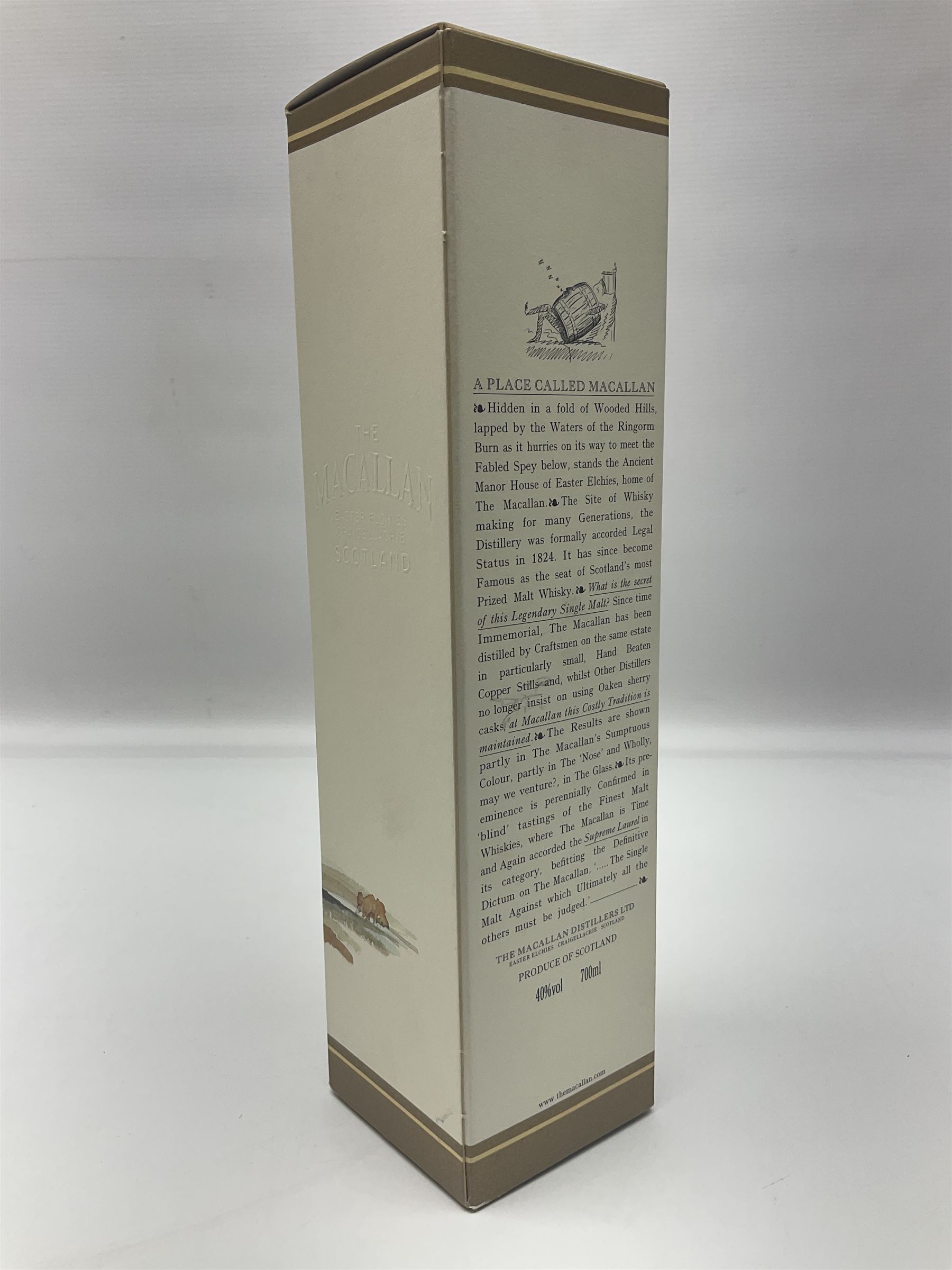 Macallan, 10 year old, single malt Scotch whisky, 700ml, 40% vol, boxed