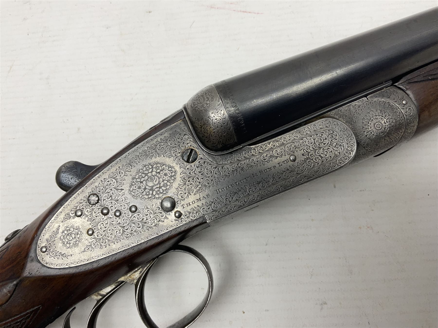 SHOTGUN CERTIFICATE REQUIRED - Thomas Horsley & Sons York 16-bore by 2 1/2