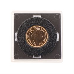 Queen Elizabeth II 2015 gold full sovereign coin