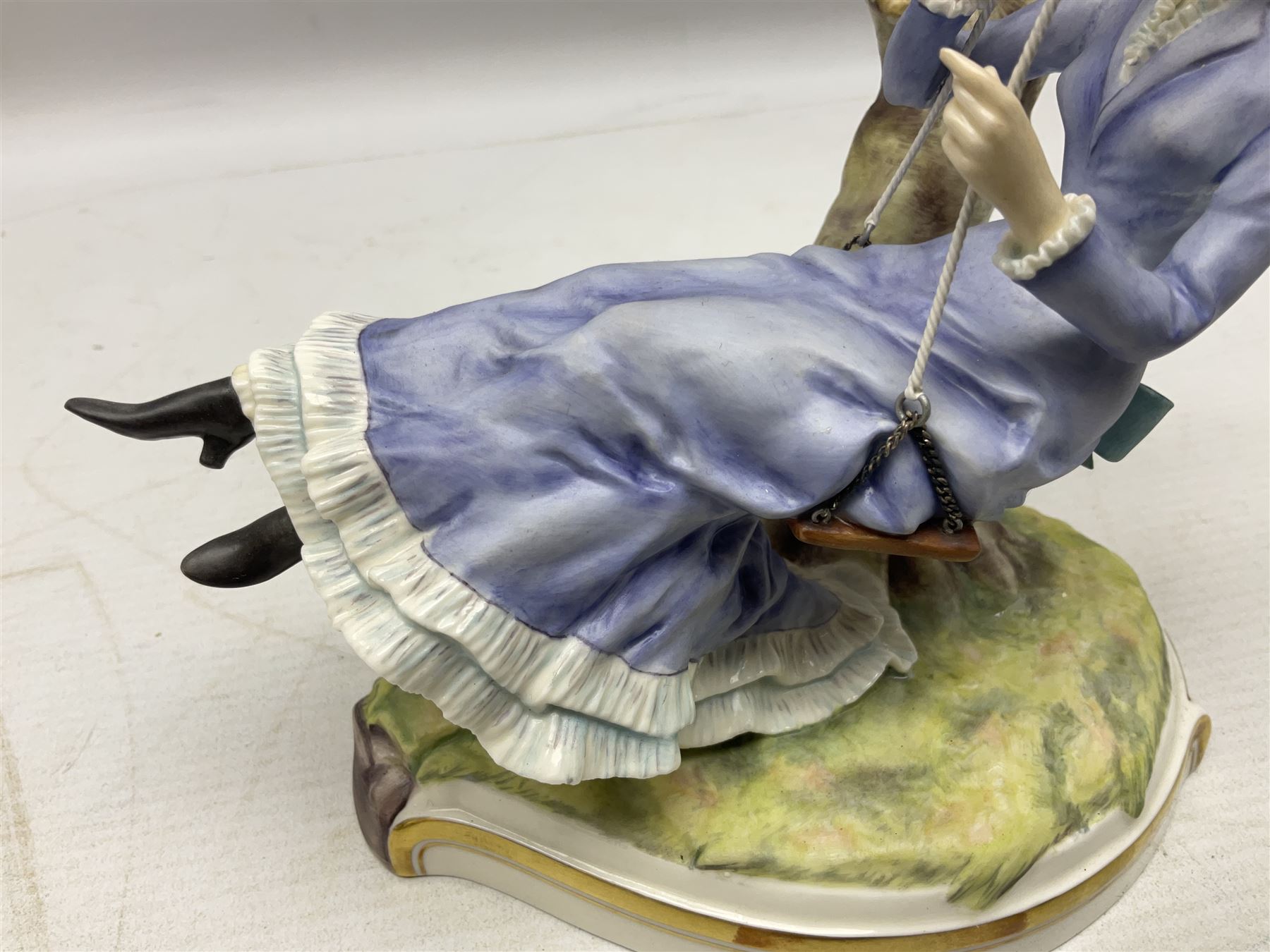 Two Royal Worcester figures from the Victorian Ladies series comprising of Alice and Cecilia, H21cm 