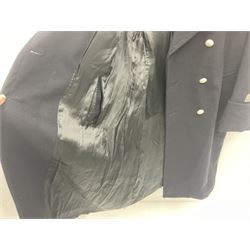 French Gendarmerie greatcoat, bears label for 'Maitre-Tailleur F.M. Barronnier 52 Chaumont 13 Rue Ferrer'; and French greatcoat (Indochine Period Vietnam 1947/1953)