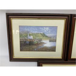 Five framed Michael Major landscape prints 