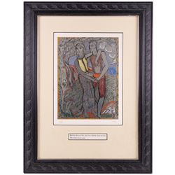 Edward Harris Wolfe (South African 1897-1982): 'Song of Songs', set of twelve limited edition lithographs on silvered paper each signed and numbered 228/250 in pencil, 36cm x 26cm, in matching frames (12)