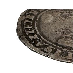 James I Irish 17th century silver one shilling coin