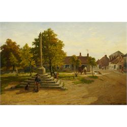 William Greaves (British 1852-1938): Thornton Le Dale, oil on canvas signed and dated '91,...