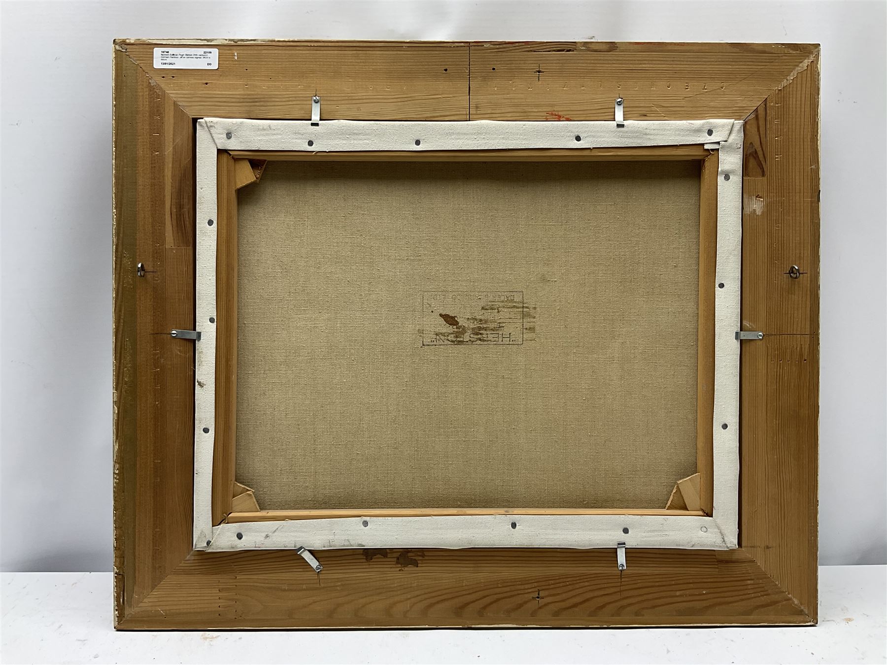 Norbert Sullivan Pugh (British 20th century): Cornish Harbour, oil on canvas signed 34cm x 44cm