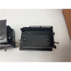 Hornby ‘0’ gauge - No. 0 Goods Set box containing clockwork LNER 0-4-0 locomotive with matching tender no.2710 in black and gold, originally from the No. 1 Goods Set; with NE open wagon, quantity of track, track clips, buffer and key 