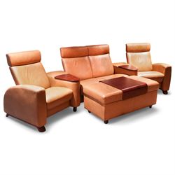 Stressless - 'Arion' four seat recliner 