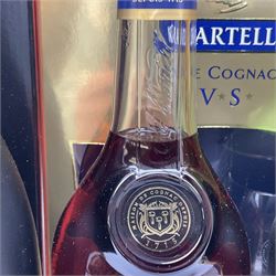 Mixed alcohol, to include Hennessy very special cognac, Martell VSOP cognac, De Valcourt Napoleon French brandy, etc, various contents and proof (5)