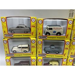 Seventy Classix Transport Treasures 1:76 scale die-cast models, all boxed (70)