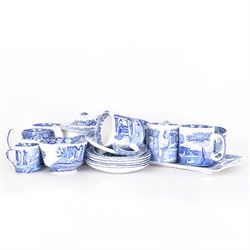 Spode Italian pattern tea service, compr