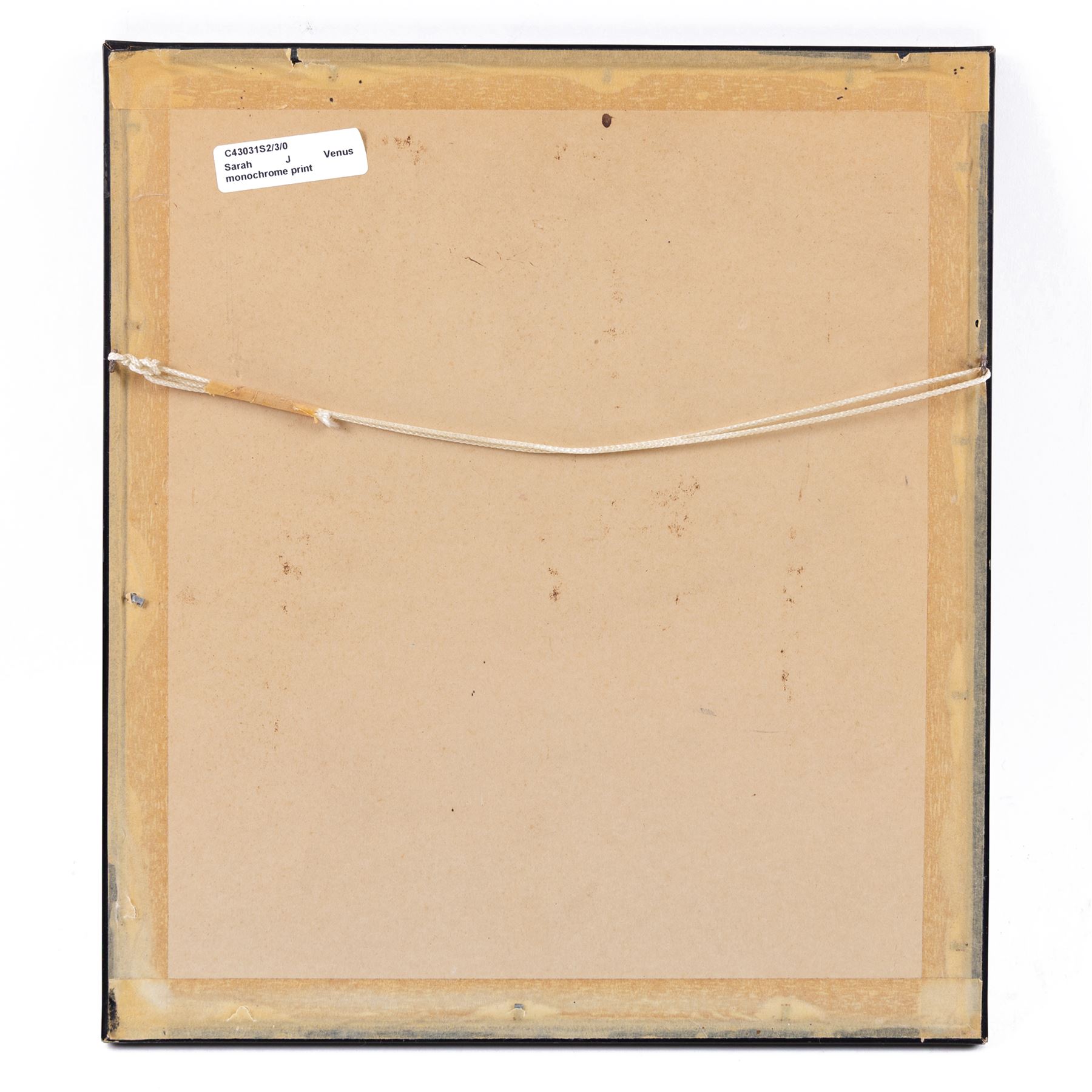 Alan Coates (British Contemporary): 'Nude 4', limited edition etching No.3/12 signed and titled 20cm x 14cm; Sarah J Venus (British Contemporary): Corsets, lino cut 21cm x 19cm; William 