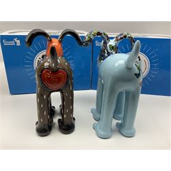 Wallace & Gromit - Gromit Unleashed: two Aardman Animations The Grand Appeal 'Gromit Unleashed' figures comprising A Mandrill's Best Friend and Butterfly, both with boxes