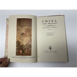 Bertin M. & Breton M.: China Its Costume, Arts, Manufactures etc. 1812 Stockdale London. Four volumes in one. Hand coloured plates. Half leather binding; Doolittle Rev. Justus: Social Life of the Chinese. 1868. Illustrated. Rebound in half morocco with marbled boards; and three other books of eastern interest (5)