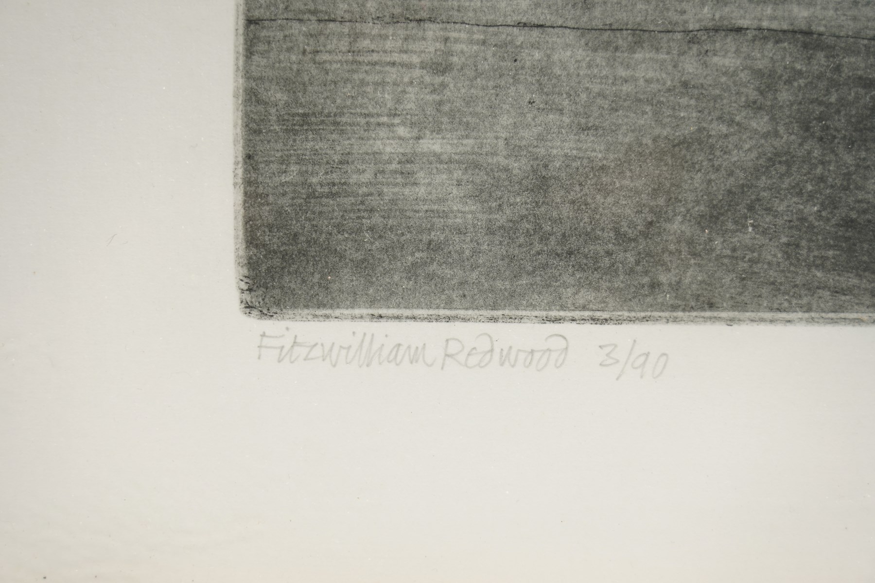 Colin Bygrave (British 1933-2020): 'House Among Pines' and 'Fitzwilliam Redwood', pair of monochrome etchings signed titled and numbered 5/150 and 3/90 in pencil, in matching frames max 41cm x 29cm (2)