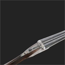 Holland and Holland 12 bore single trigger sidelock ejector, side by side double barrel shotgun with 76cm (30
