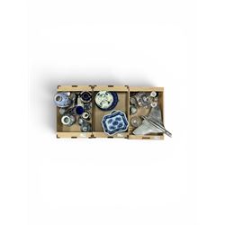 Collection of ceramics and metalware, to include Masons Chartreuse large jar and Copeland Spode's serving dishes, in three boxes