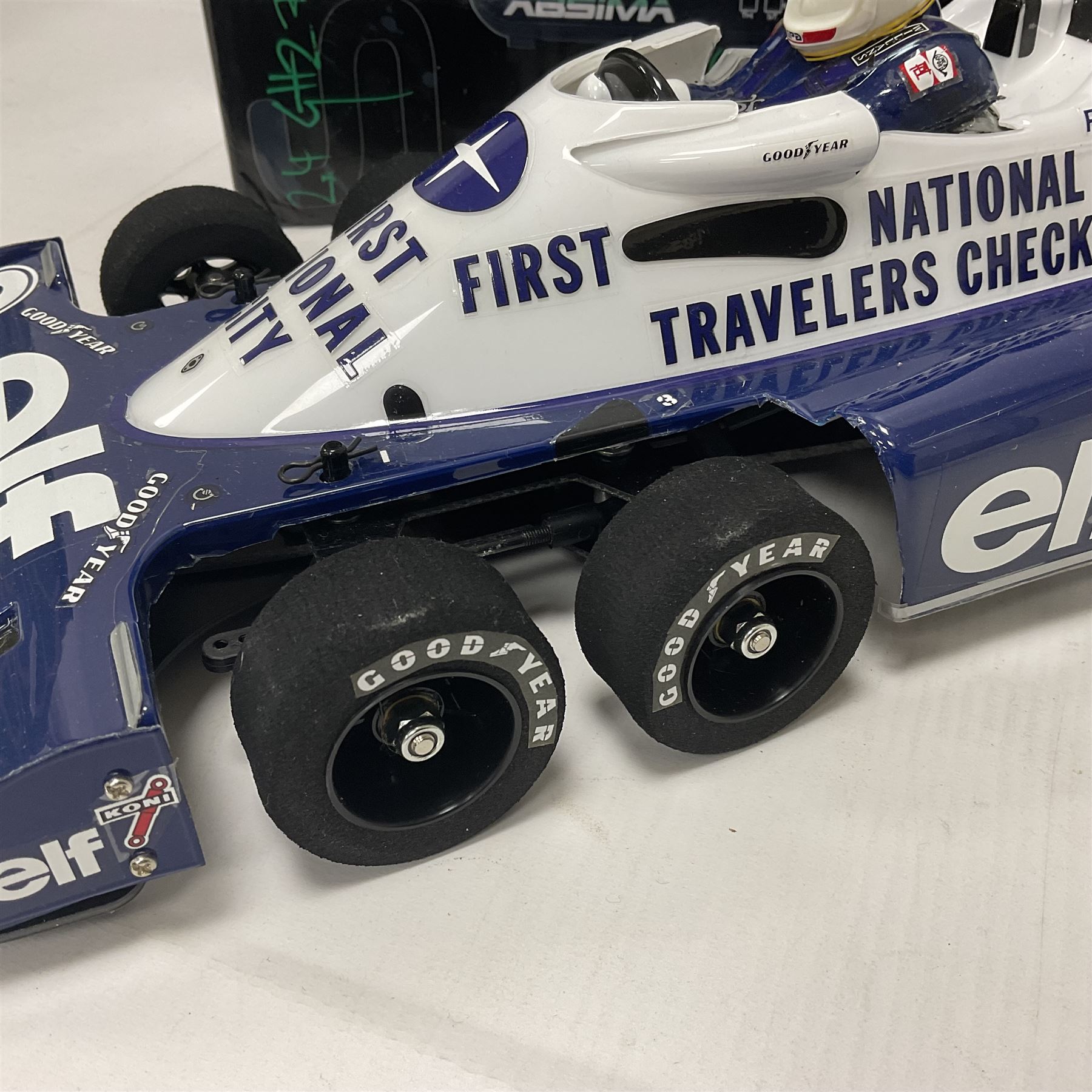 Tamiya - Tyrell P34 1977 Monaco GP Special Edition radio controlled car with boxed SR2S 2,4GHz Radio System