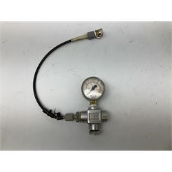 Air Arms S400F Carbine bolt-action .22 multishot air rifle, pump-up action, adjustable trigger, fitted with sound moderator and Nikko Stirling Mountmaster 3-9 x 50 telescopic sight, complete with stirrup type pump, pressure gauge etc, serial no.135456, L106cm; in gun sling