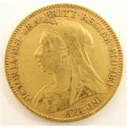  Queen Victoria 1897 gold half sovereign  